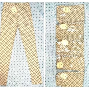 Skinny check pants skin color brand new